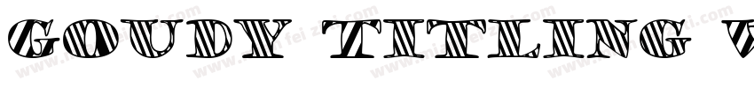 Goudy Titling W05字体转换